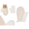 NATURAL FABRIC MITTEN