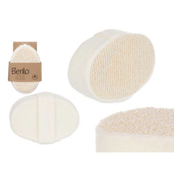 ÉPONGE OVALE TISSU NATUREL