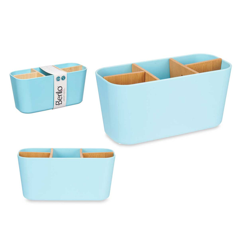 ORGANIZER OVALE 5 SCOMPARTI  BAMBÙ BLU