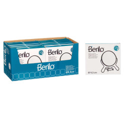 SPECCHIO DOPPIO INGRANDIMENTO 9,5 CM NERO