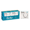 ESPELHO DUPLO AUMENTO 14,5 CM PRETO
