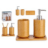 SET BAÑO CERAMICA 2 PZS CAMEL CUAD C BANDEJA