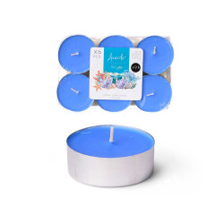 SET 6 TEA LIGHT MAXI 9 H OCEANO
