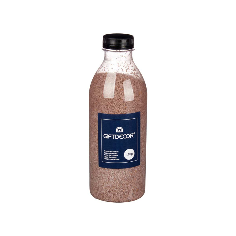 POT DE SABLE DÉCORATIF 1,2KG BRUN