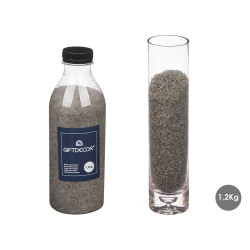 POT DE SABLE DÉCORATIF 1,2KG NOIR