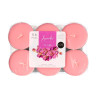 SET 6 TEA LIGHT MAXI 9 H ORCHIDEA