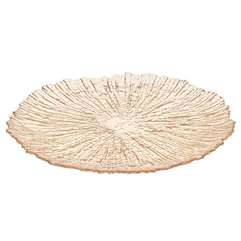 PIATTO DA PRANZO 28 CM AMBRA