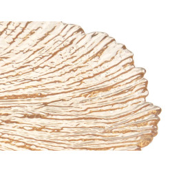 PLATO LLANO 28CM AMBAR