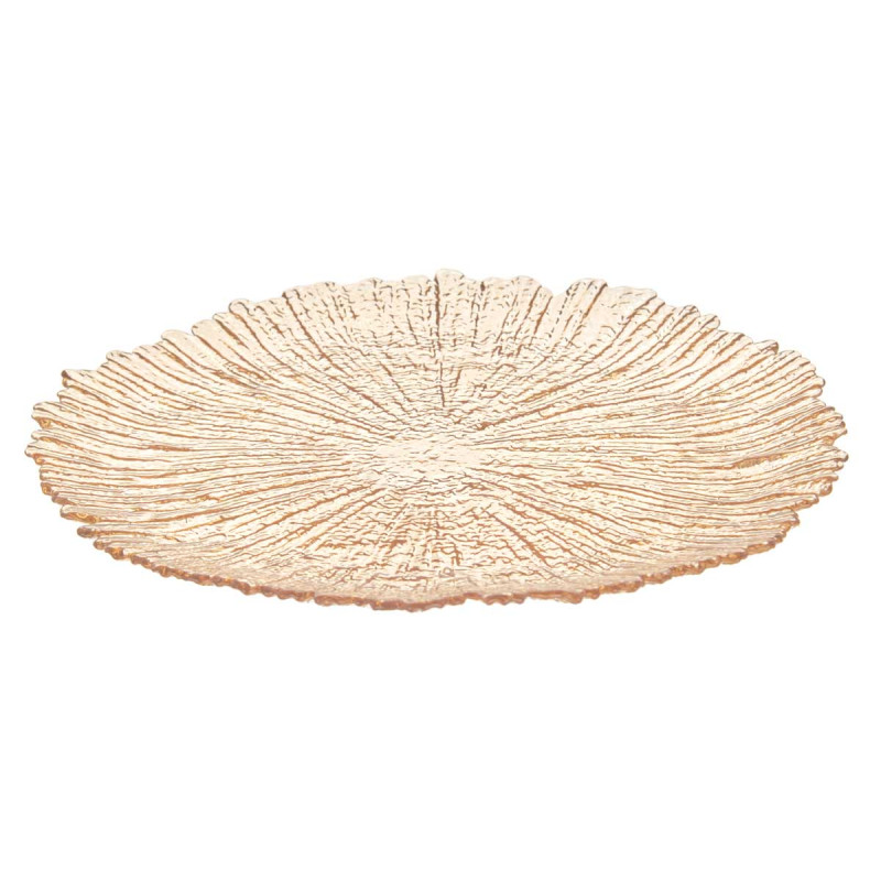 PIATTO DA PRANZO 32 CM AMBRA