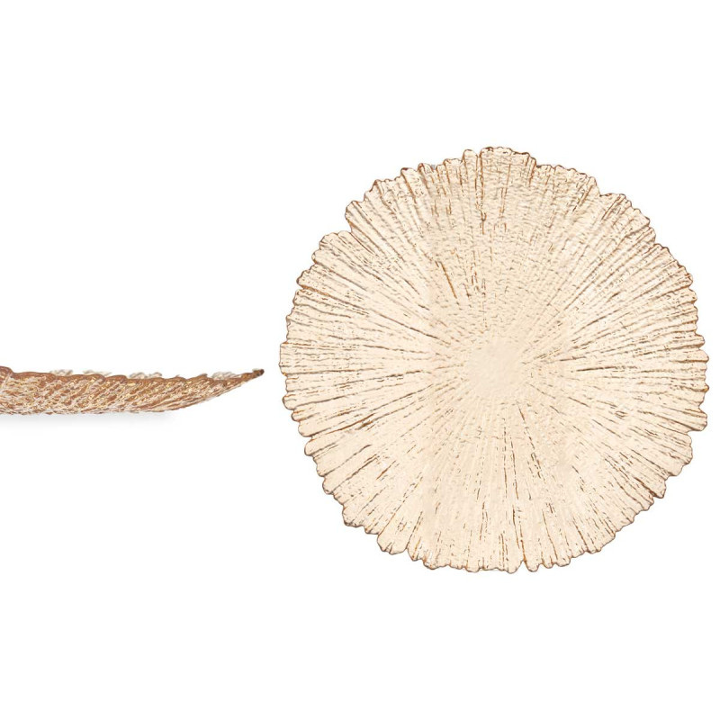 ASSIETTE DE PRÉSENTATION 32CM AMBRE