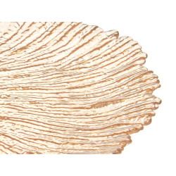 ASSIETTE DE PRÉSENTATION 32CM AMBRE