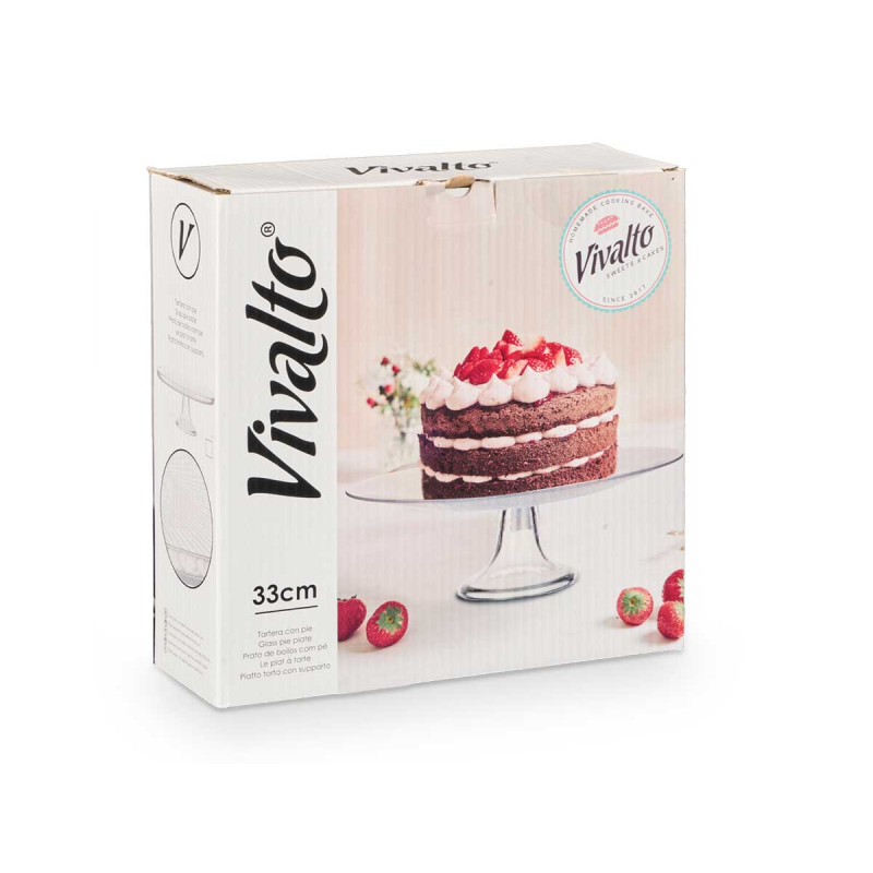 PIATTO DA PORTATA CON SUPPORTO 33CM SIS