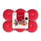 SET 6 TEA LIGHT MAXI 9 H FRUTOS ROJOS