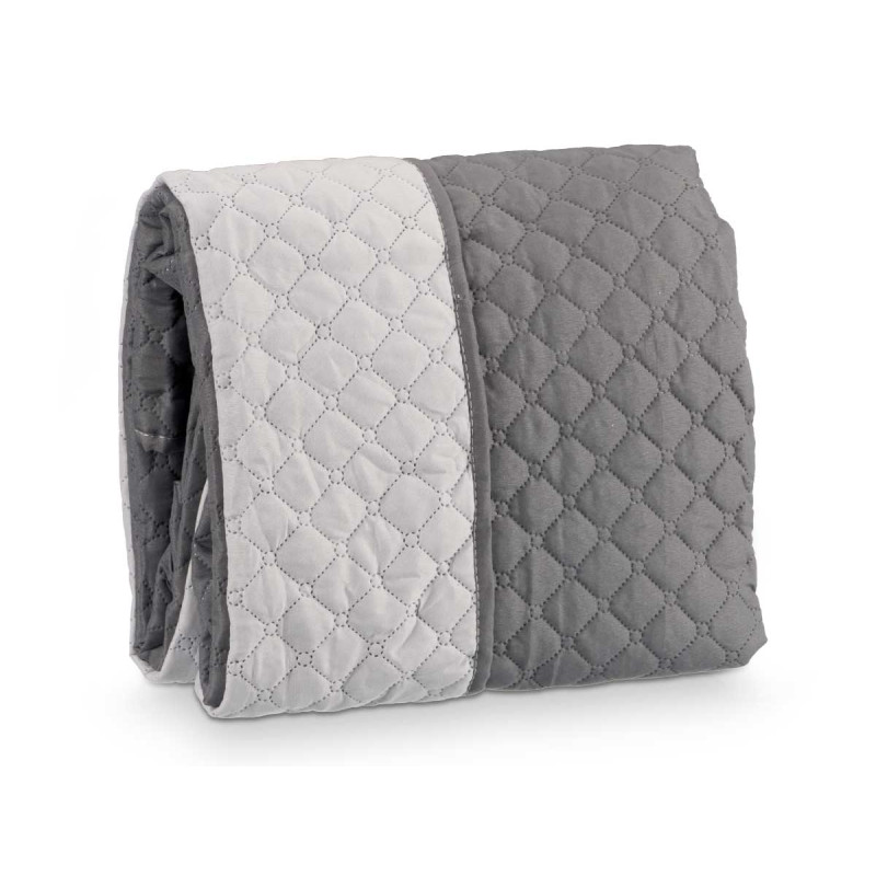 COPRI SOFA IMBOTTITO 2 POSTI GRIGIO