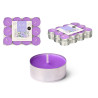 SET 24 BOUGIES CHAUFFE PLAT 4 HEURES LAVANDE