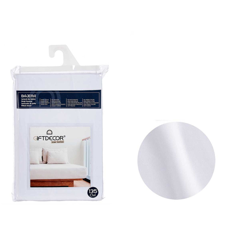 LENZUOLO DI SOTTO 135CM COLORE BIANCO