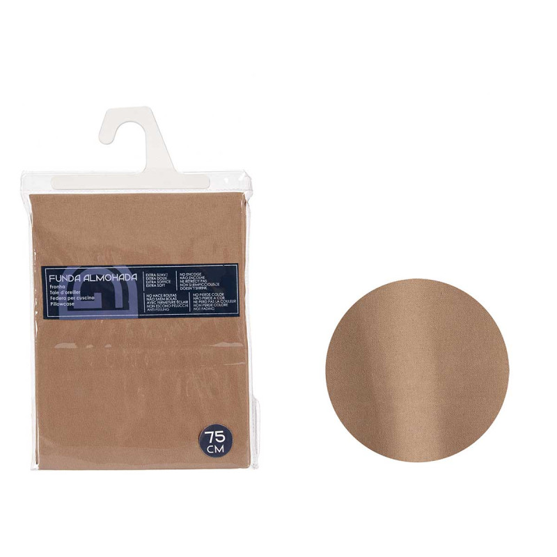 FUNDA ALMOHADA 70 75CM COLOR MARRON