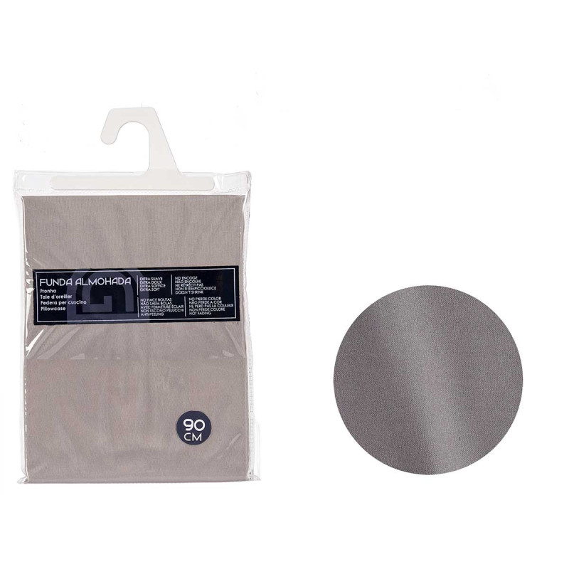 FUNDA ALMOHADA 90CM COLOR ANTRACITA