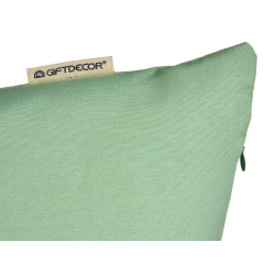 FUNDA COJIN CREMALLERA 45X45 VERDE