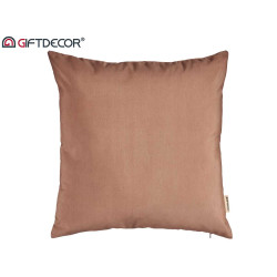 FEDERA CUSCINO CERNIERA 60X60CM MARRONE