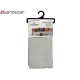 HOUSSE OREILLER FERMETURE ECLAIR 60X60 GRIS CLAIR 