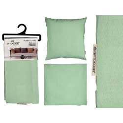 CAPA ALMOFADA COM FECHO 60X60CM VERDE 