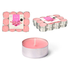 SET 24 TEA LIGHT 4 H ORCHIDEA