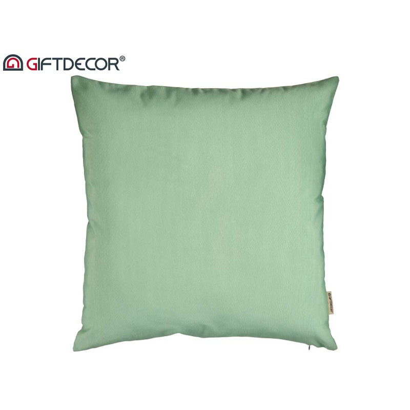 CAPA ALMOFADA COM FECHO 60X60CM VERDE 