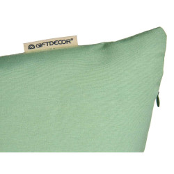 CAPA ALMOFADA COM FECHO 60X60CM VERDE 