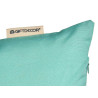 HOUSSE OREILLER FERMETURE ECLAIR 60X60 TURQUOISE 