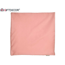 CAPA ALMOFADA COM FECHO 60X60CM ROSA