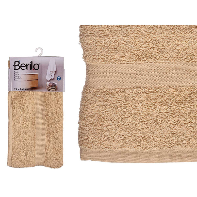 90X150 CREAM PLAIN TOWEL 