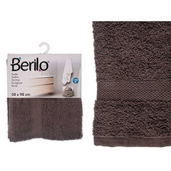 50X90 GREY PLAIN TOWEL