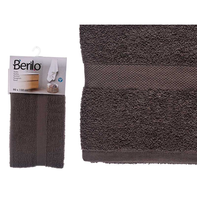 ASCIUGAMANO LISCIO 90X150 COLORE GRIGIO