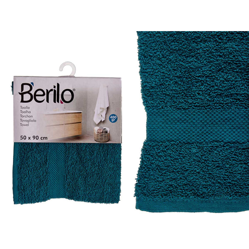 50X90 BLUE PLAIN TOWEL