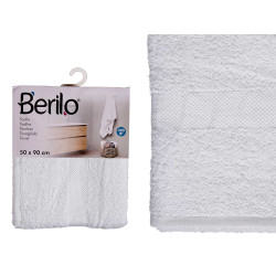 ASCIUGAMANO LISCIO 50X90 COLORE BIANCO
