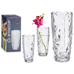 VASE DE FLEURS DIAMANT 29CM