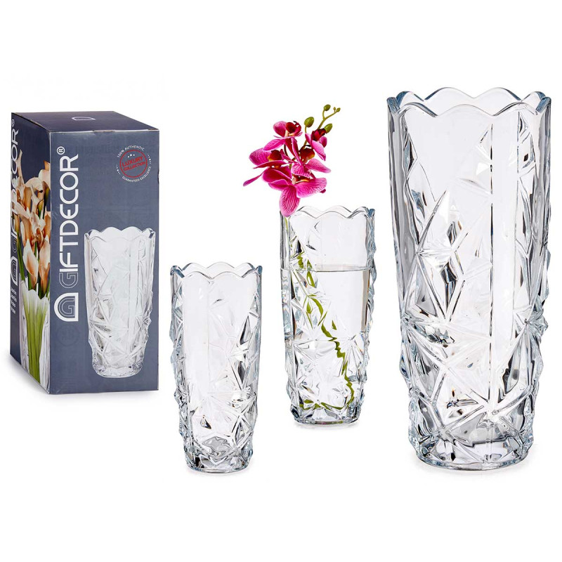 DIAMOND VASE 29CM