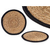 NAPPERON NATUREL REBORD NOIR 35CM
