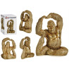 GORILLE YOGA PIED VERS LE HAUT DORE