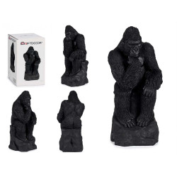 GORILLE PENSANT NOIR
