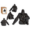 GORILLA SEDUTO NERO