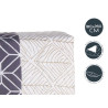 COLCHA CAMA REVERSIBLE 180X260 HEXAGONOS