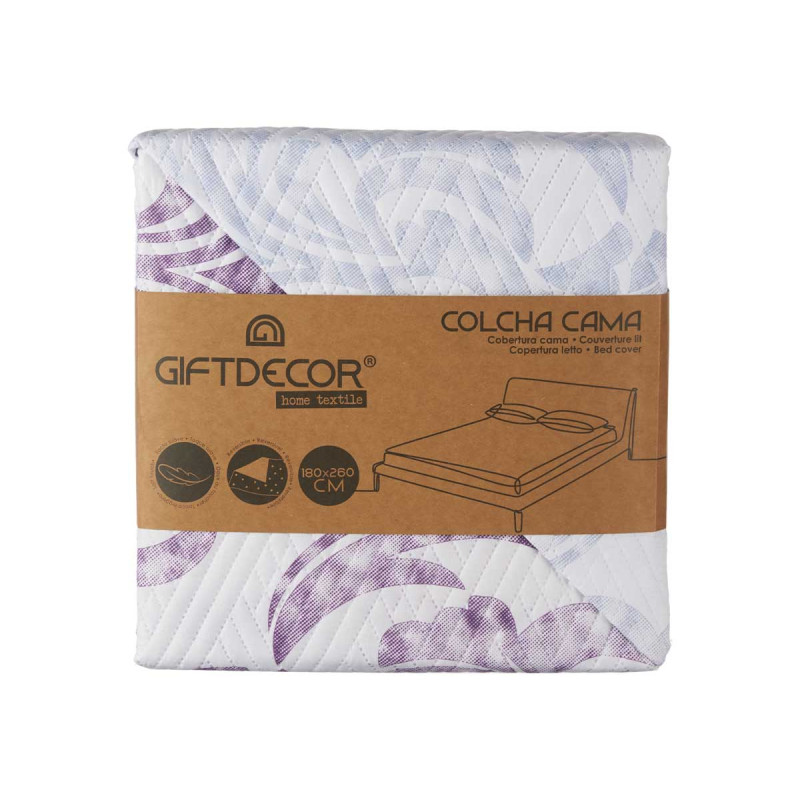 180X260 DAMASK REVERSIBLE BEDSPREAD