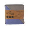 COLCHA CAMA 180X260 CINZENTO ESCURO E AZUL REVERSÍ