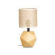LAMPE DE TABLE PRISME EFFET BOIS