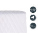 COLCHA CAMA REVERSIBLE 180X260 BLANCO