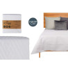COLCHA CAMA REVERSIBLE 240X260 BLANCO