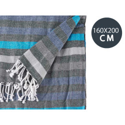 160X200CM BLUE STRIPE MULTI-PURPOSE 