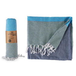 MULTIUSO 160X200CM MULTI RIGHE BLU
